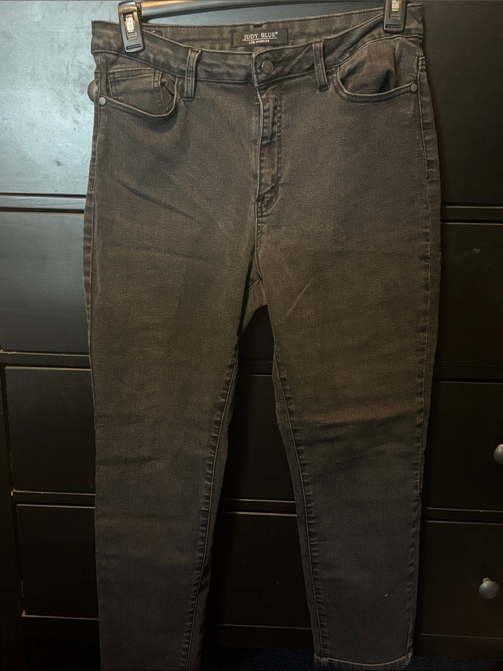 Judy Blue Washed Black High-Rise Skinny Jeans